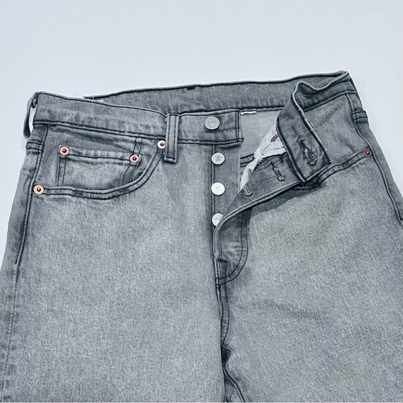 Levis 501S Premium Skinny Gray Washed Jeans - Picture 5 of 9